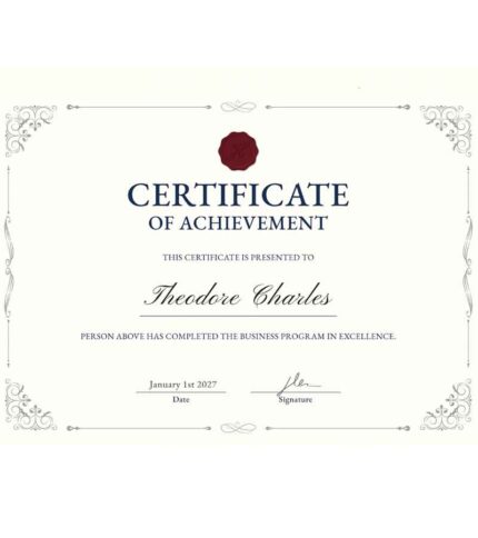 Certificate Template